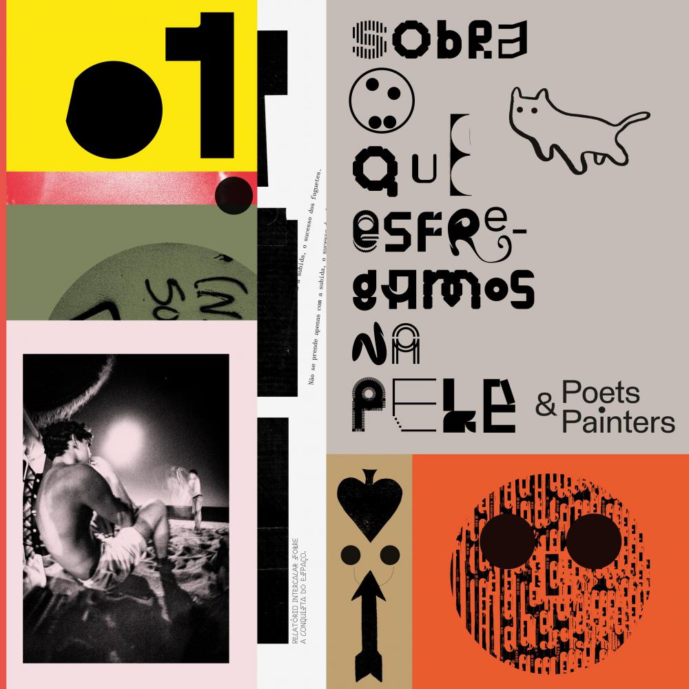 Sobra o que esfregamos na pele em cartazes