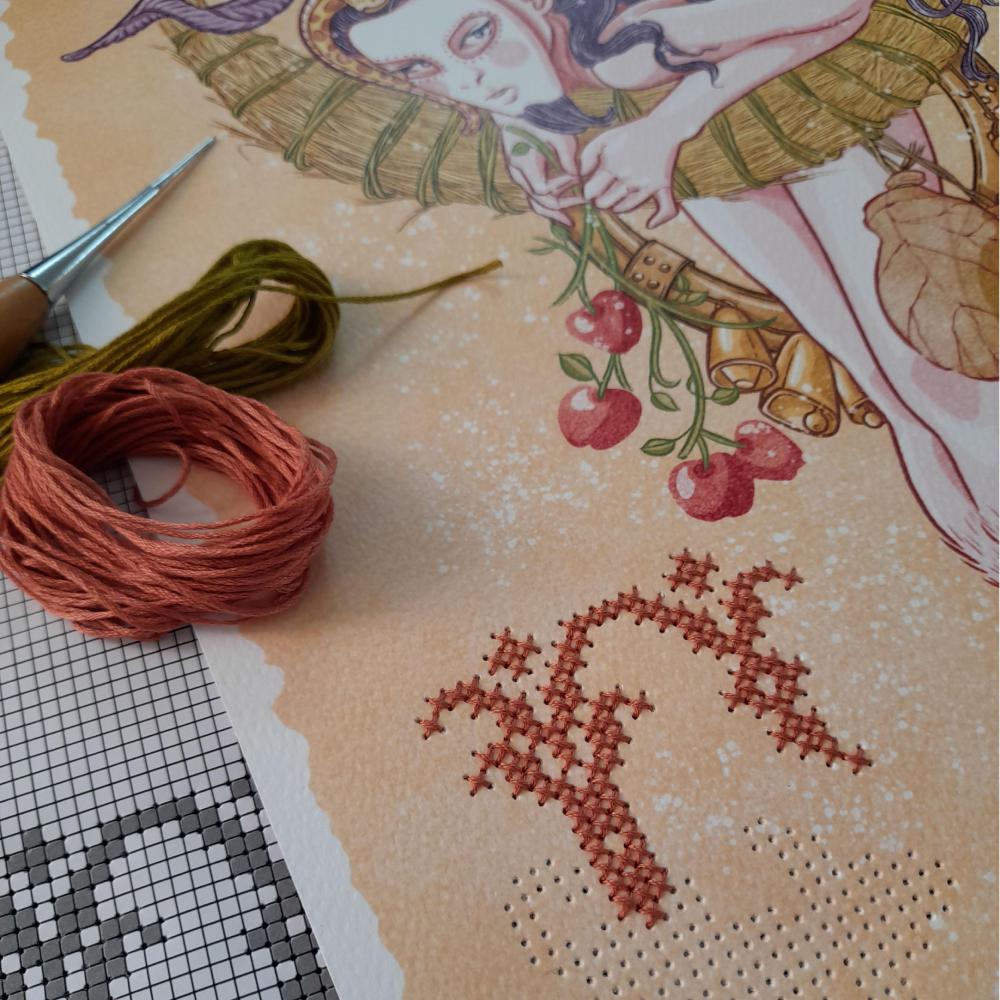 M.J.L. – Draw & Stitch