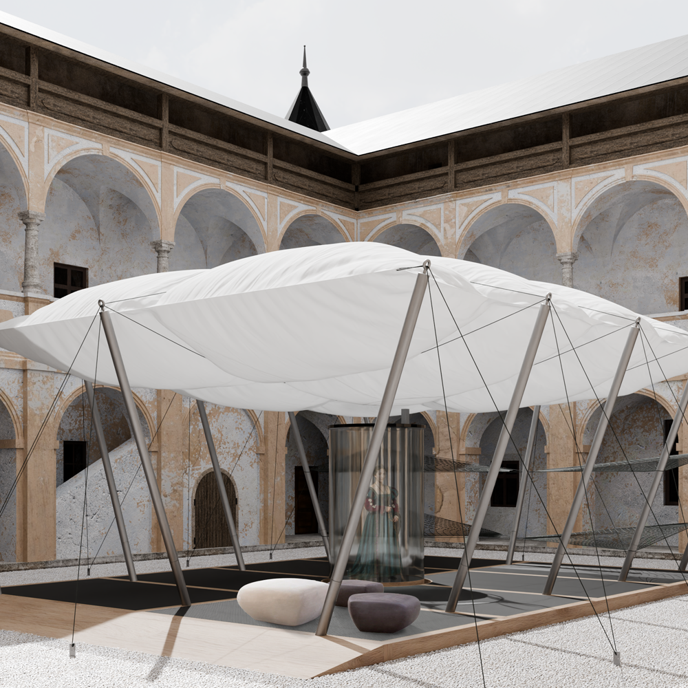 Spacetime: Courtyard Interventions at a Medieval Castle